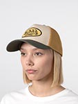 Бейсболка VON DUTCH арт. VD/1/CB/TERRY/12  (кремовый / оливковый)